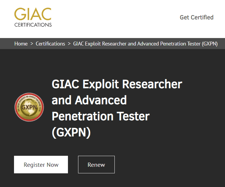 GIAC Certification